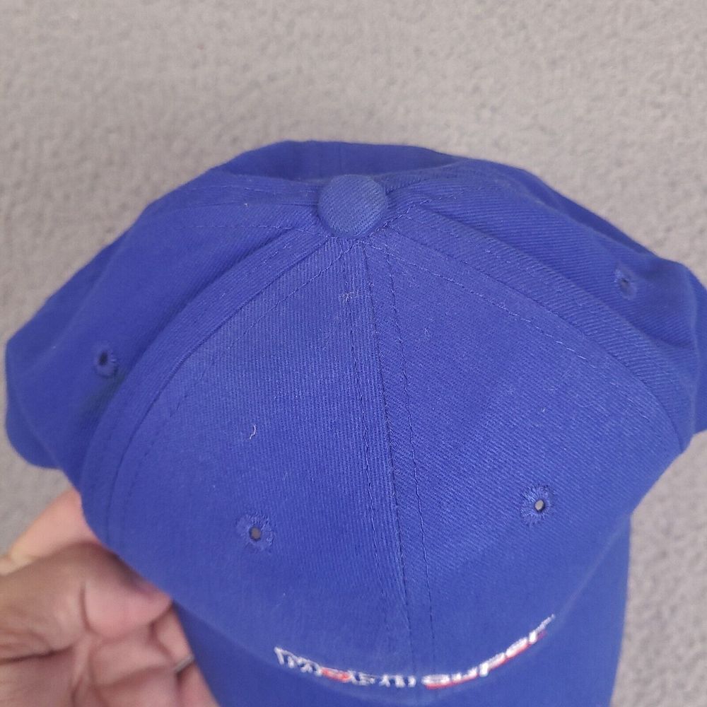 Mobil Super "Go the Distance 2016 Tour" Hat Cap Adjustable Strapback Blue - Picture 3 of 11